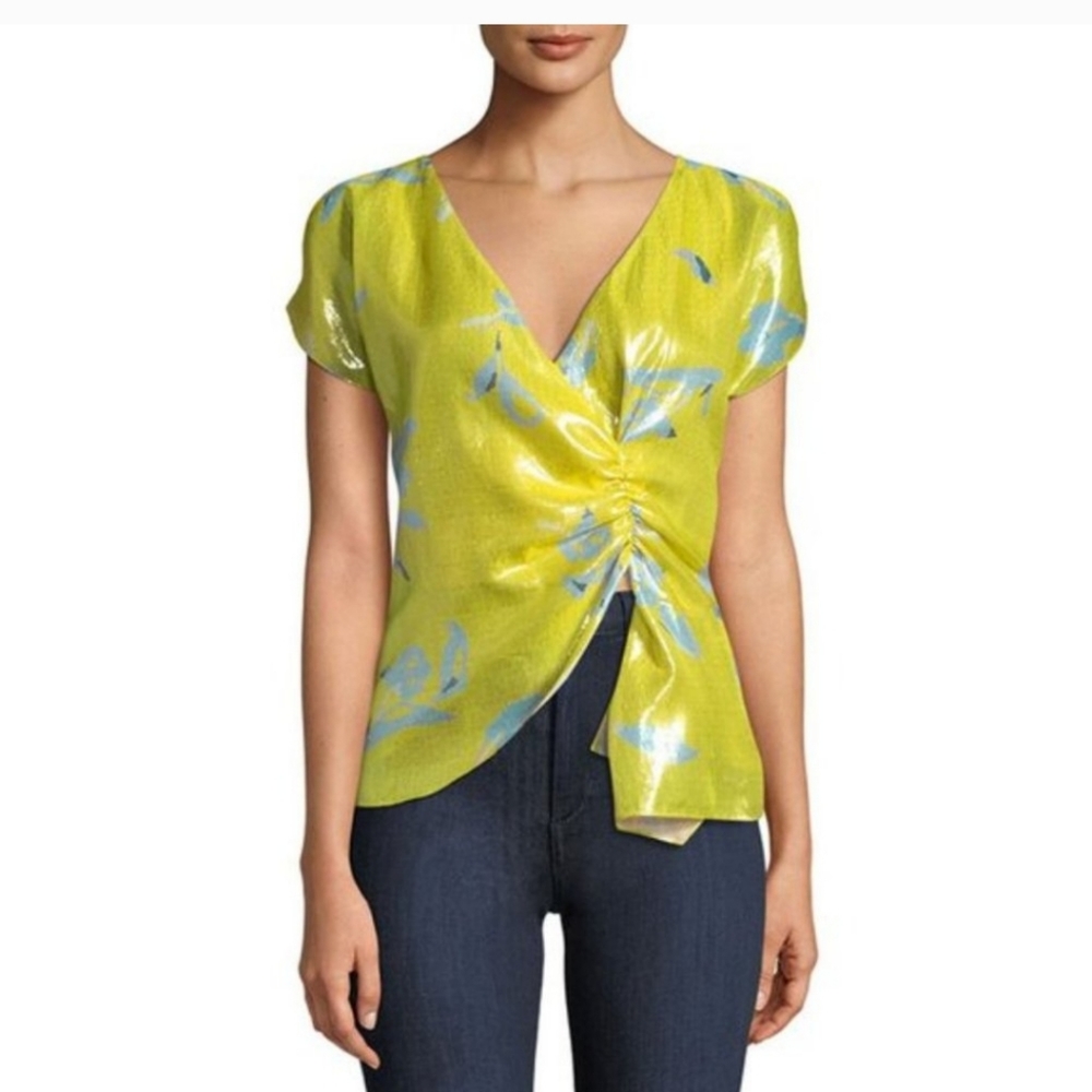 Tanya Taylor Metallic Top